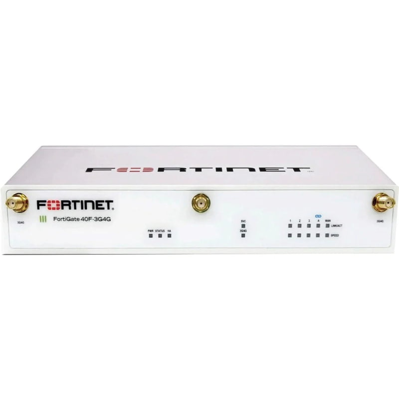Fortinet FG-40F-3G4G FortiGate 40F-3G4G Network Security Appliance Fortinet FG-40F-3G4G FortiGate 40F-3G4G Network Security Appliance